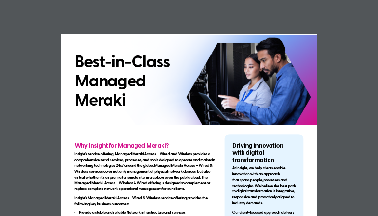 Article Why Insight for Managed Meraki? Image