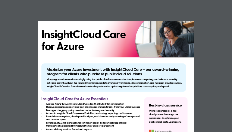 Article InsightCloud Care for Azure Image