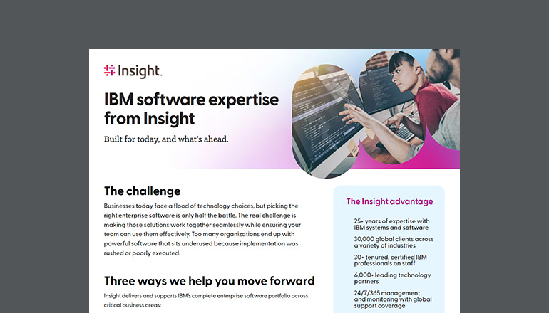 Article IBM Software Expertise from Insight Image