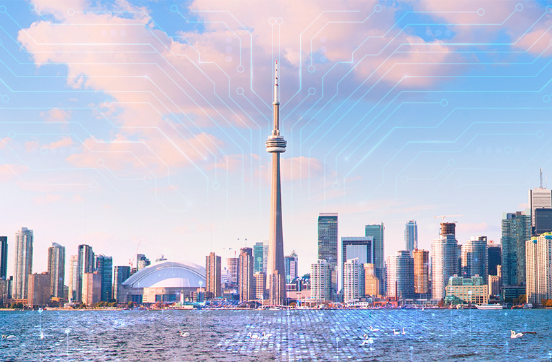 Toronto city skylines