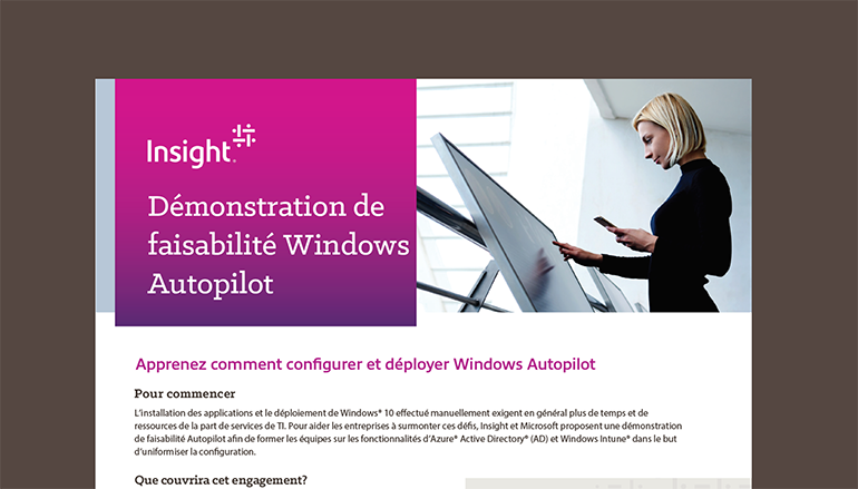 Article Démonstration de faisabilité Windows Autopilot Image