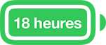 18 hours of battery life