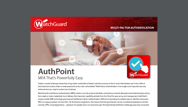 Article AuthPoint: MFA That’s Powerfully Easy  Image