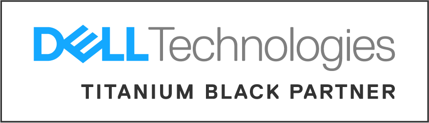Dell Tech Titanium Black Partner Logo