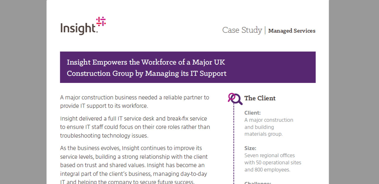 Article Empowering the Workforce of a Major UK Construction Group Image