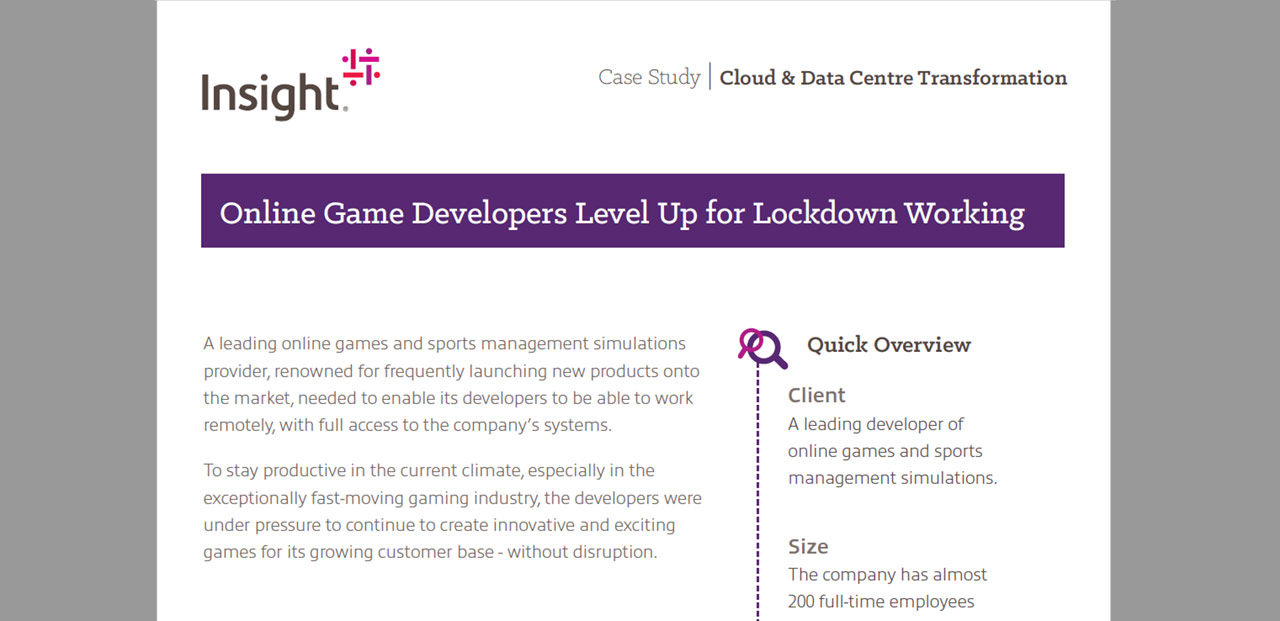 Article Online Game Developers Level Up for Lockdown Working Image