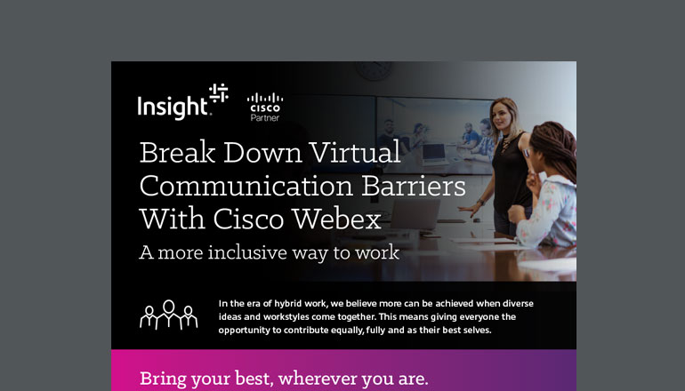 Article Break Down Virtual Communication Barriers With Cisco Webex Image