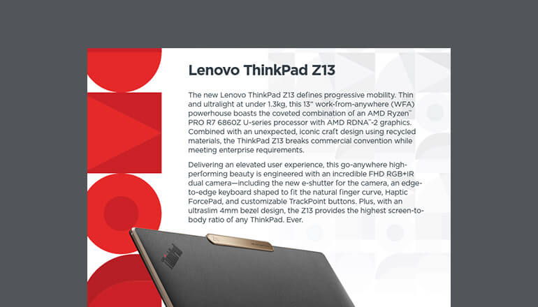 Article Lenovo ThinkPad Z13 Image
