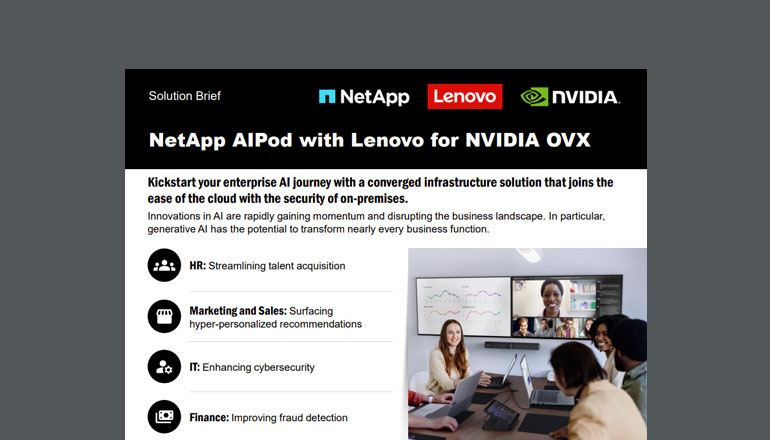 Article NetApp AIPod with Lenovo for NVIDIA OVX Image