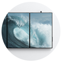 Surface Hub 2 tiled profile
