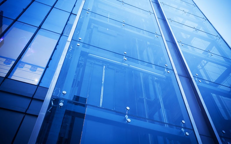 VMware vCloud Air platform Side view of glass building