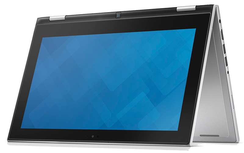 A custom support system Dell Laptop Computer Folded