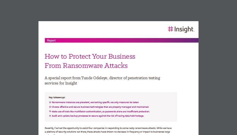 How to Protect Your Business from Ransomware Attacks | Insight Canada