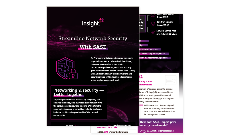 Download Streamline Network Security With SASE