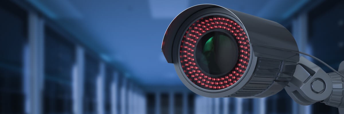 A security camera