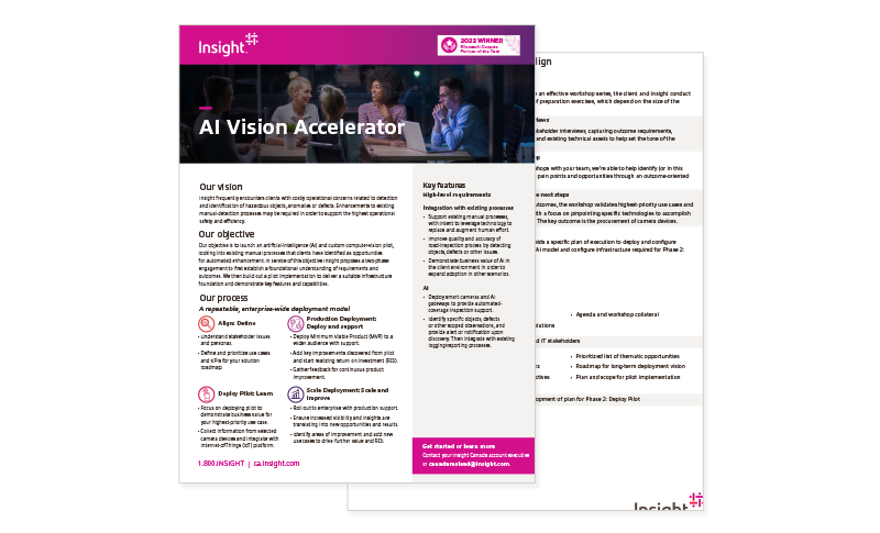 AI Vision Accelerator | Insight Canada