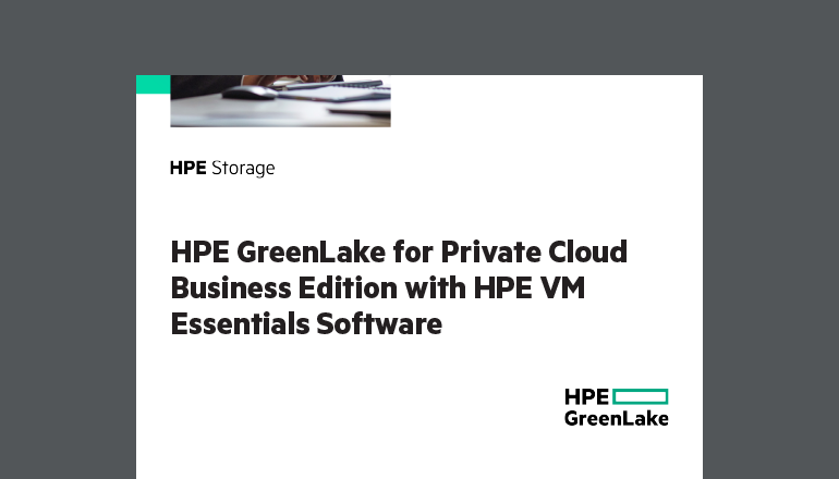 HPE GreenLake for Private Cloud | Insight Canada