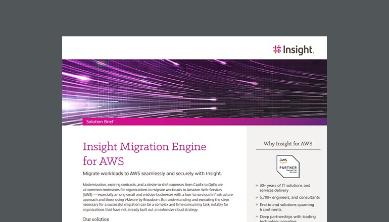 Insight Migration Engine for AWS | Insight Canada