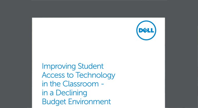 Cover view of Improving Student Access to Technology in the Classroom whitepaper