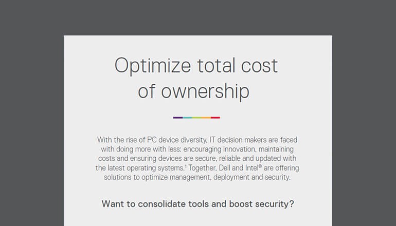 Optimize Total Cost of Ownership Optimize Total Cost of Ownership Infographic