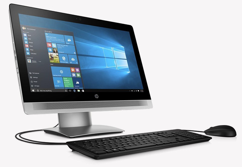 Sleek design with business performance and security HP ProOne 600 G2 All-in-One pc