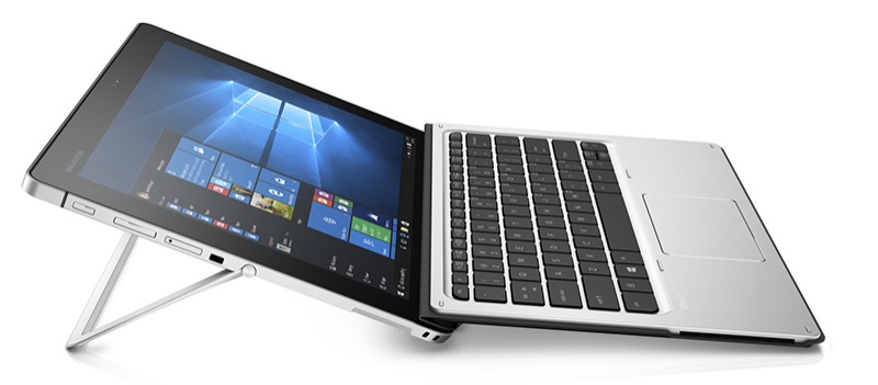 Thin and light powerhouse designed for large organizations HP Elite x2 1012 2-in-1 laptop detached from keyboard with stylus pen