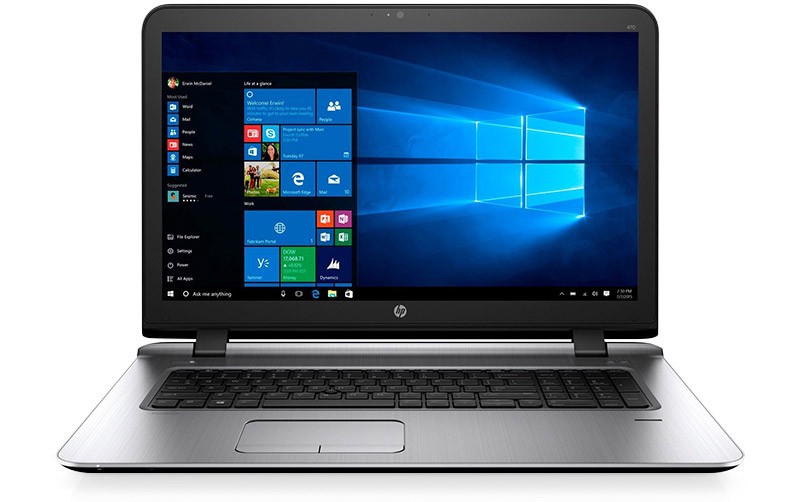 HP ProBook 470 G3 using Windows 10