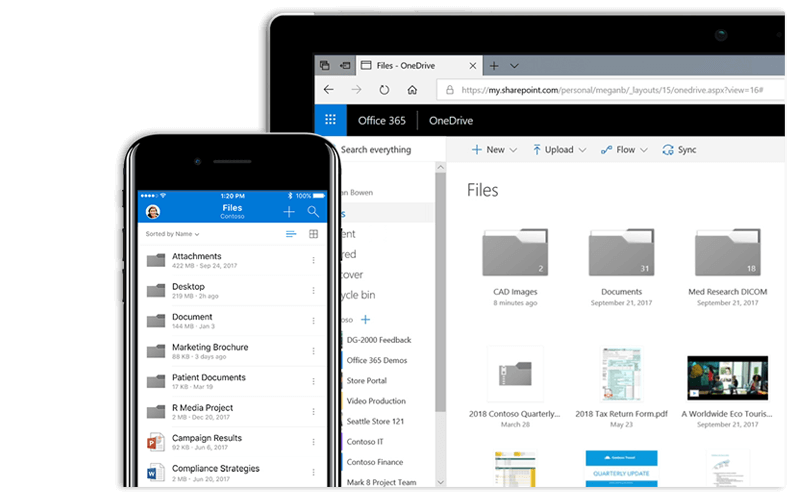 OneDrive for Business screenshot