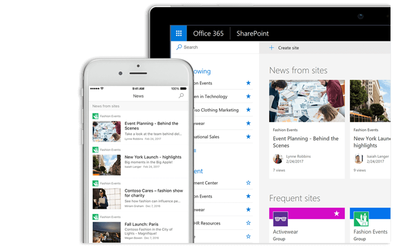SharePoint screenshot