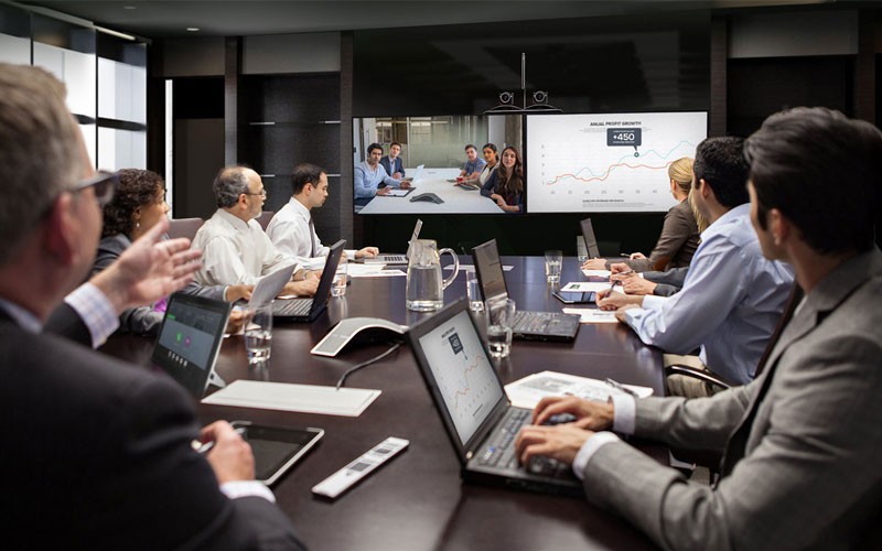 RealPresence Group Series conference meeting