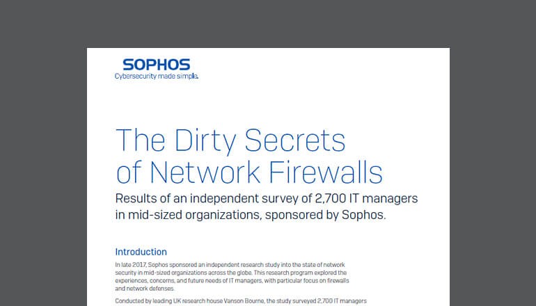 The Dirty Secrets of Network Firewalls cover page