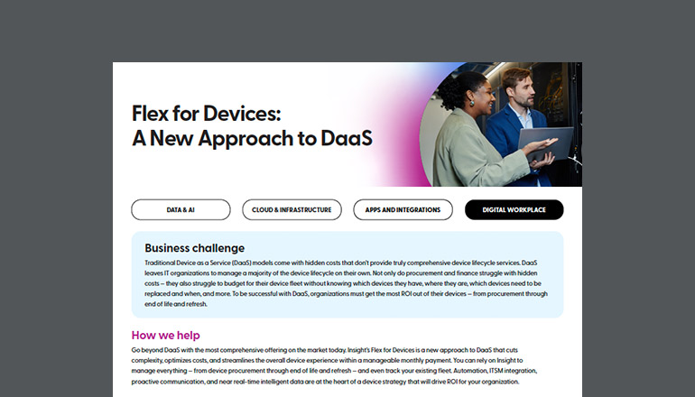 Flex for Devices: A New Approach to DaaS