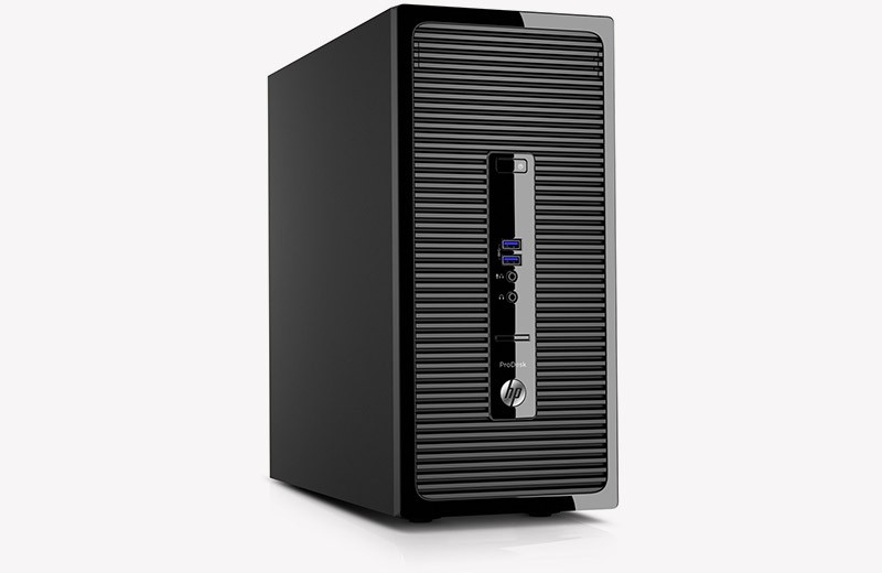 Essential security and manageability features HP ProDesk 400 G3 Microtower personal computer