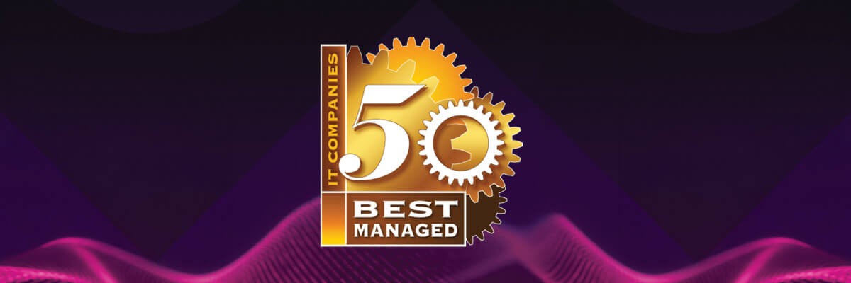 Badge for 50 Best Managed IT Companies award
