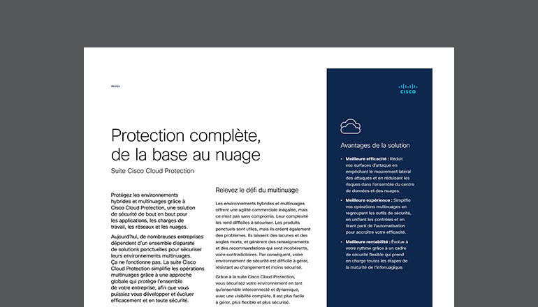 Suite Cisco Cloud Protection thumbnail