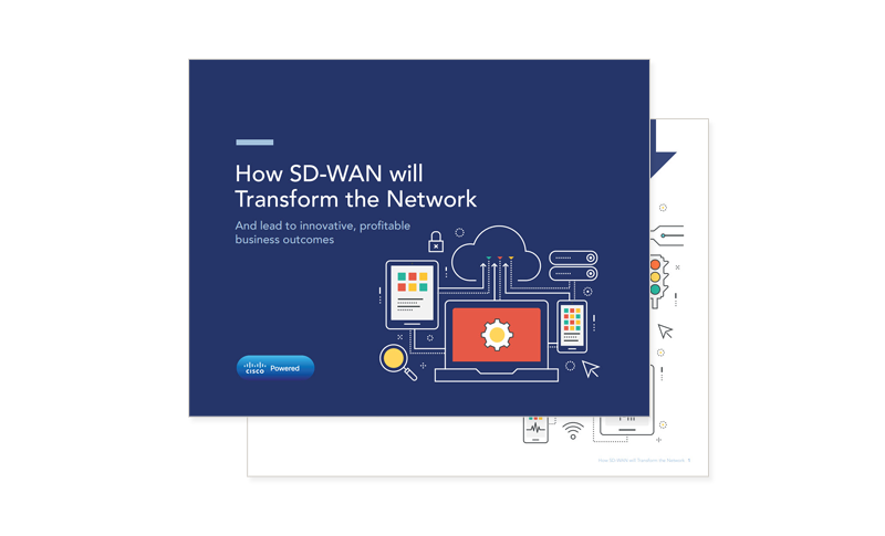 How SD-WAN Will Transform the Network ebook cover