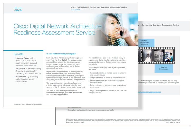 DNA Readiness Assessment Service content