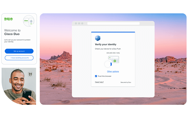 Cisco welcome screen