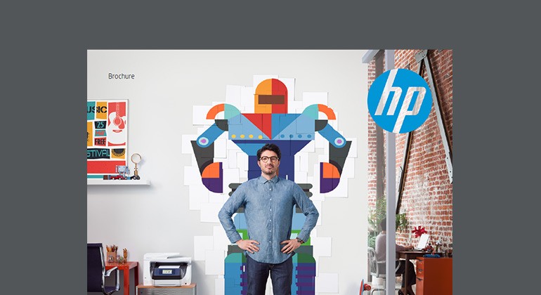 HP OfficeJet Pro Series brochure Cover of HP OfficeJet Pro Series brochure