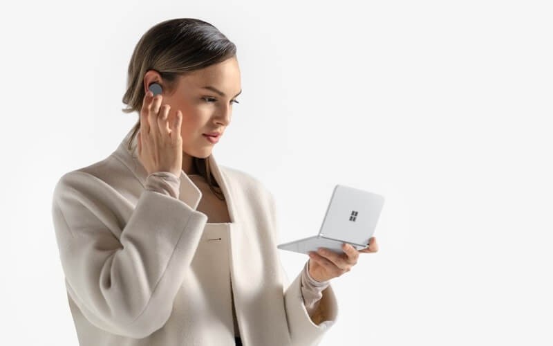 woman on call