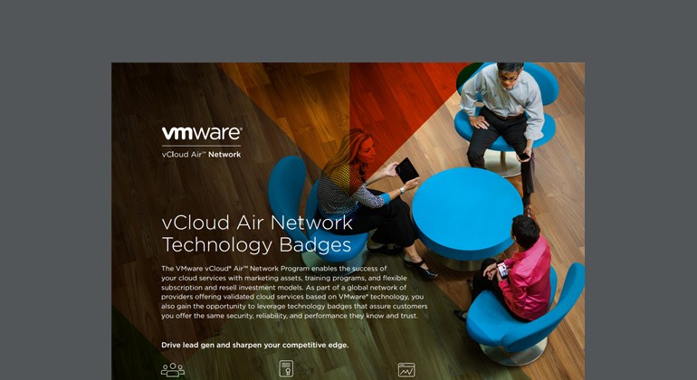 Preview of VMware vCloud Air Network Technology Badges ebook