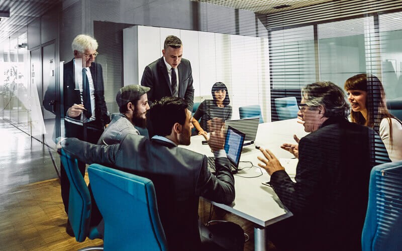Be confident that your organization is ready for today and prepared for tomorrow Business team meeting in conference room